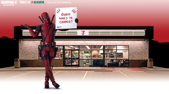 7-Eleven Deadpool 2 native ad