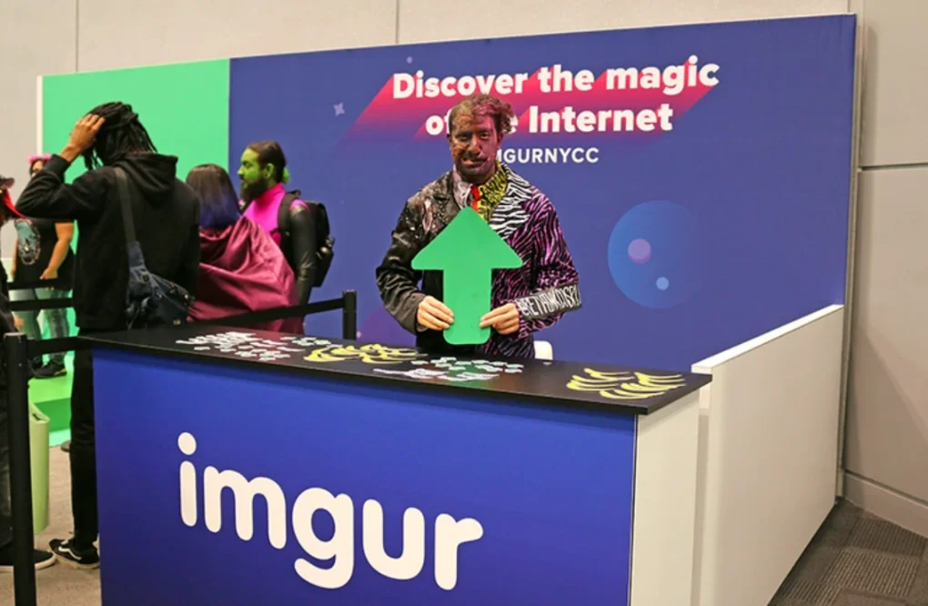 Imgur GIF-making booth at New York Comic Con