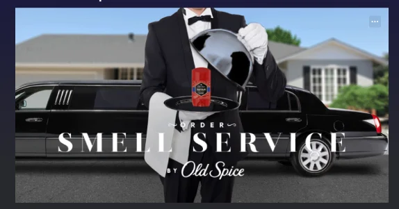 Old Spice Captain native ad